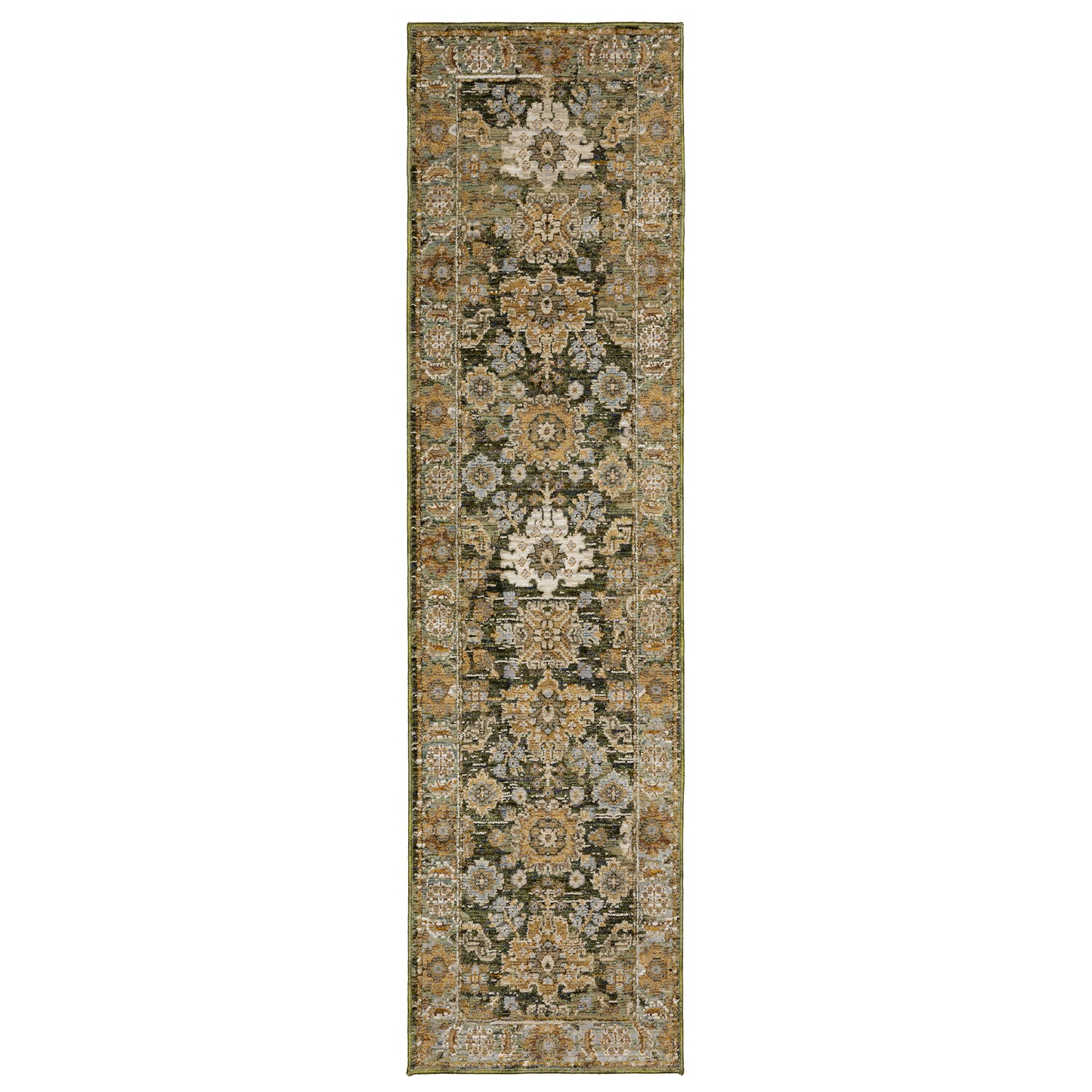 ANDORRA 2417B Green Rug - ORIENTAL WEAVERS