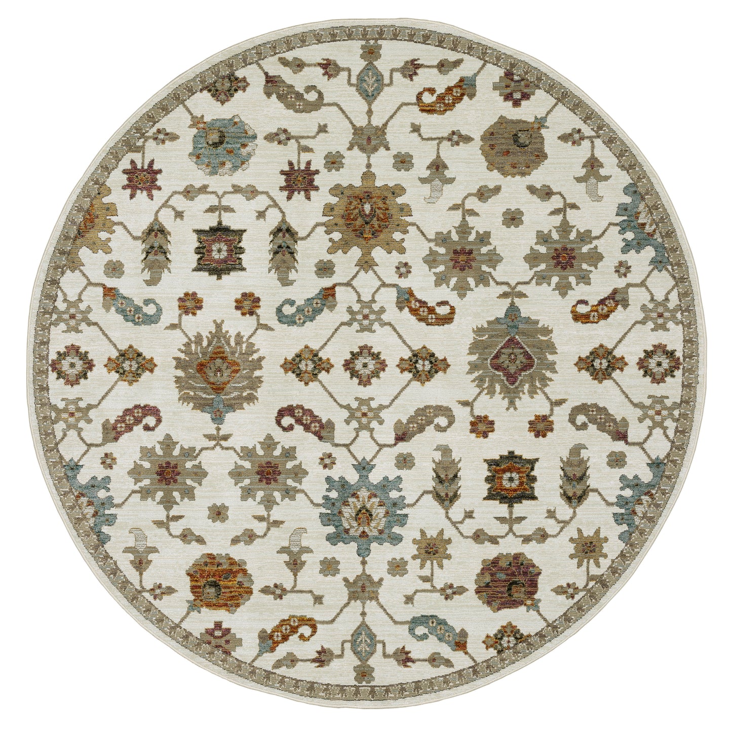 ANDORRA 2419B Ivory Rug - ORIENTAL WEAVERS