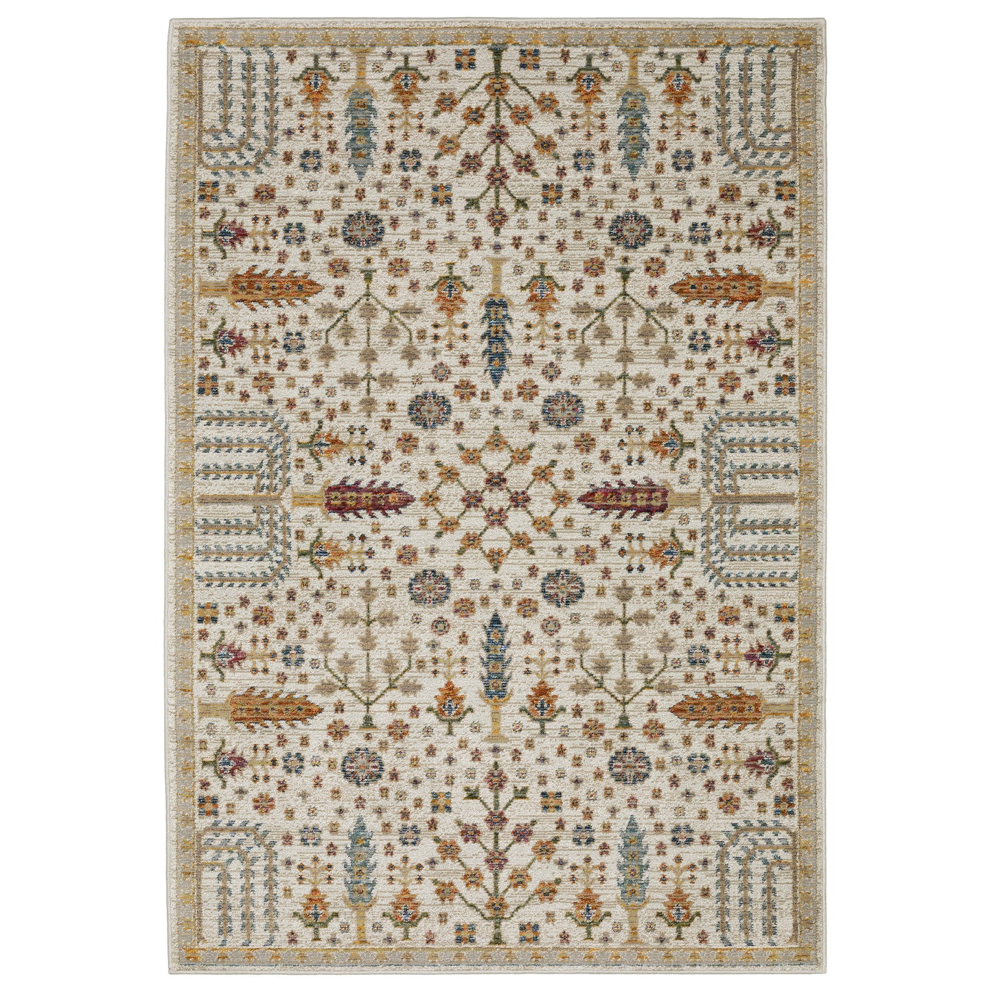 ANDORRA 2449B Ivory Rug - ORIENTAL WEAVERS