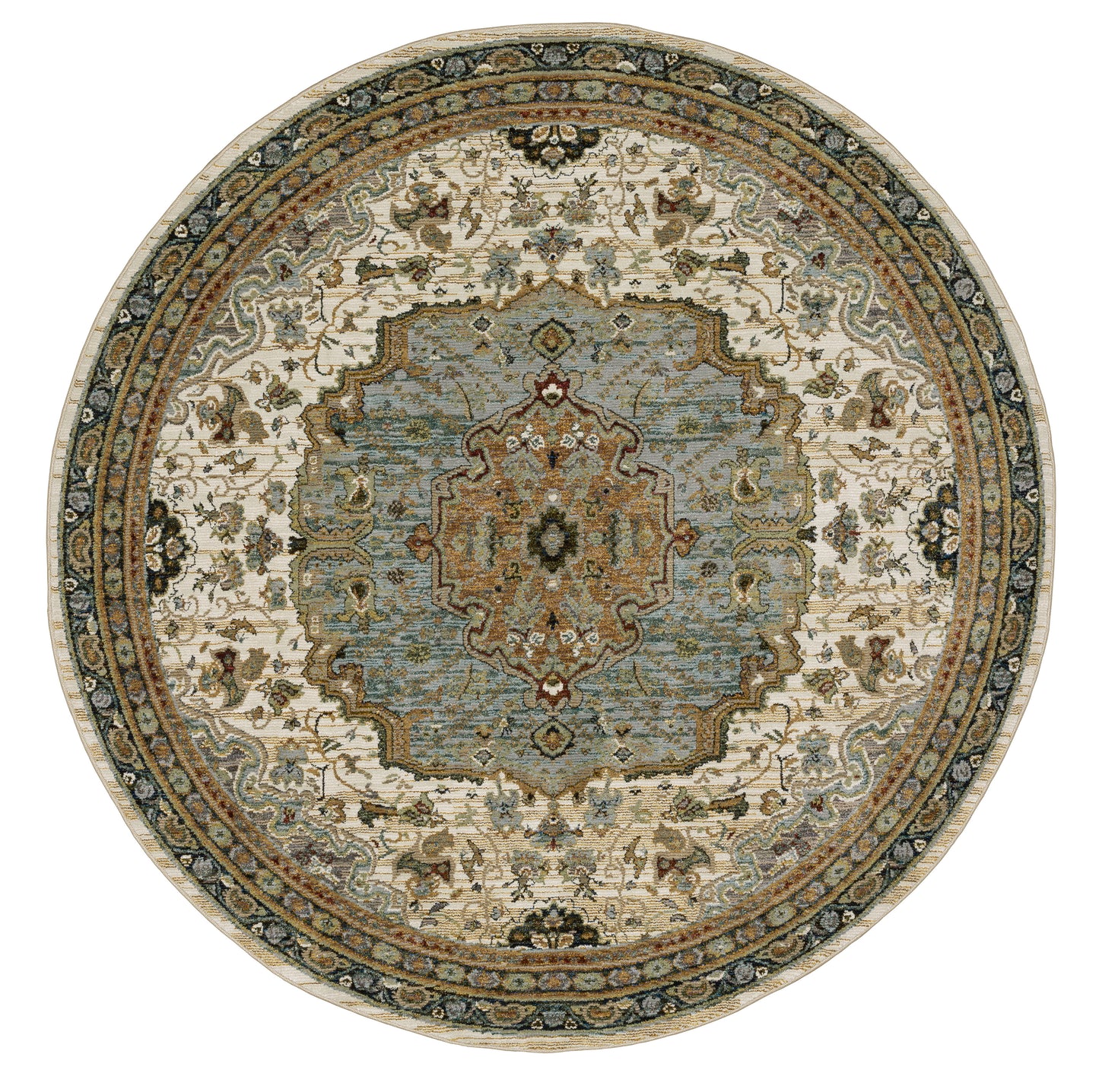 ANDORRA 2451B Ivory Rug - ORIENTAL WEAVERS