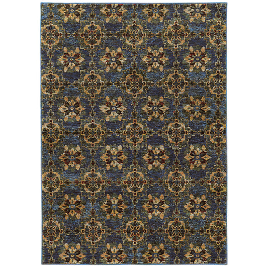 ANDORRA 6883C Blue Rug - ORIENTAL WEAVERS