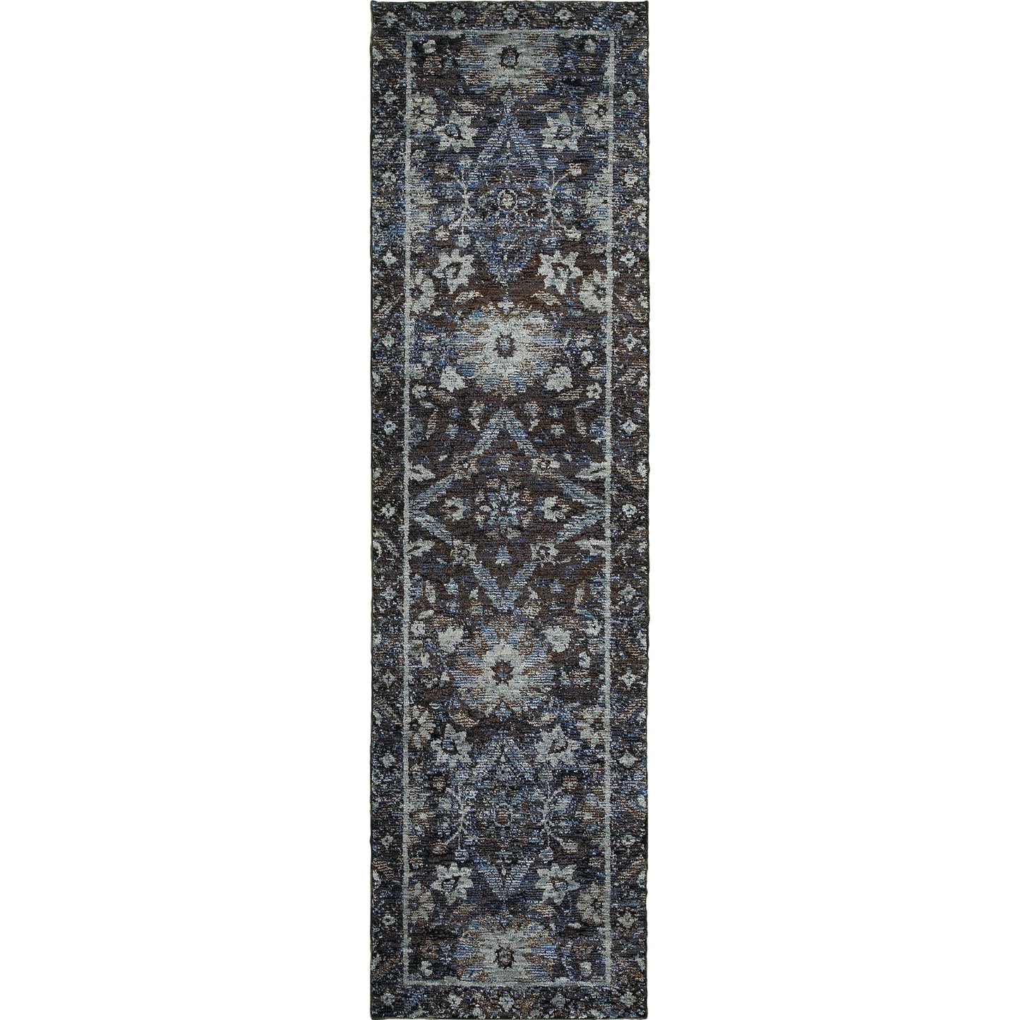 ANDORRA 7124A Navy Rug - ORIENTAL WEAVERS