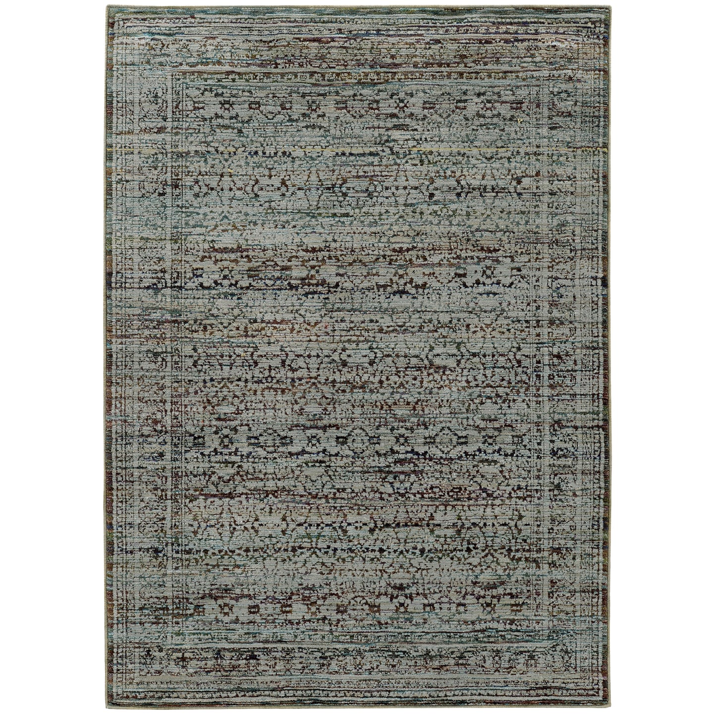 ANDORRA 7127A Blue Rug - ORIENTAL WEAVERS