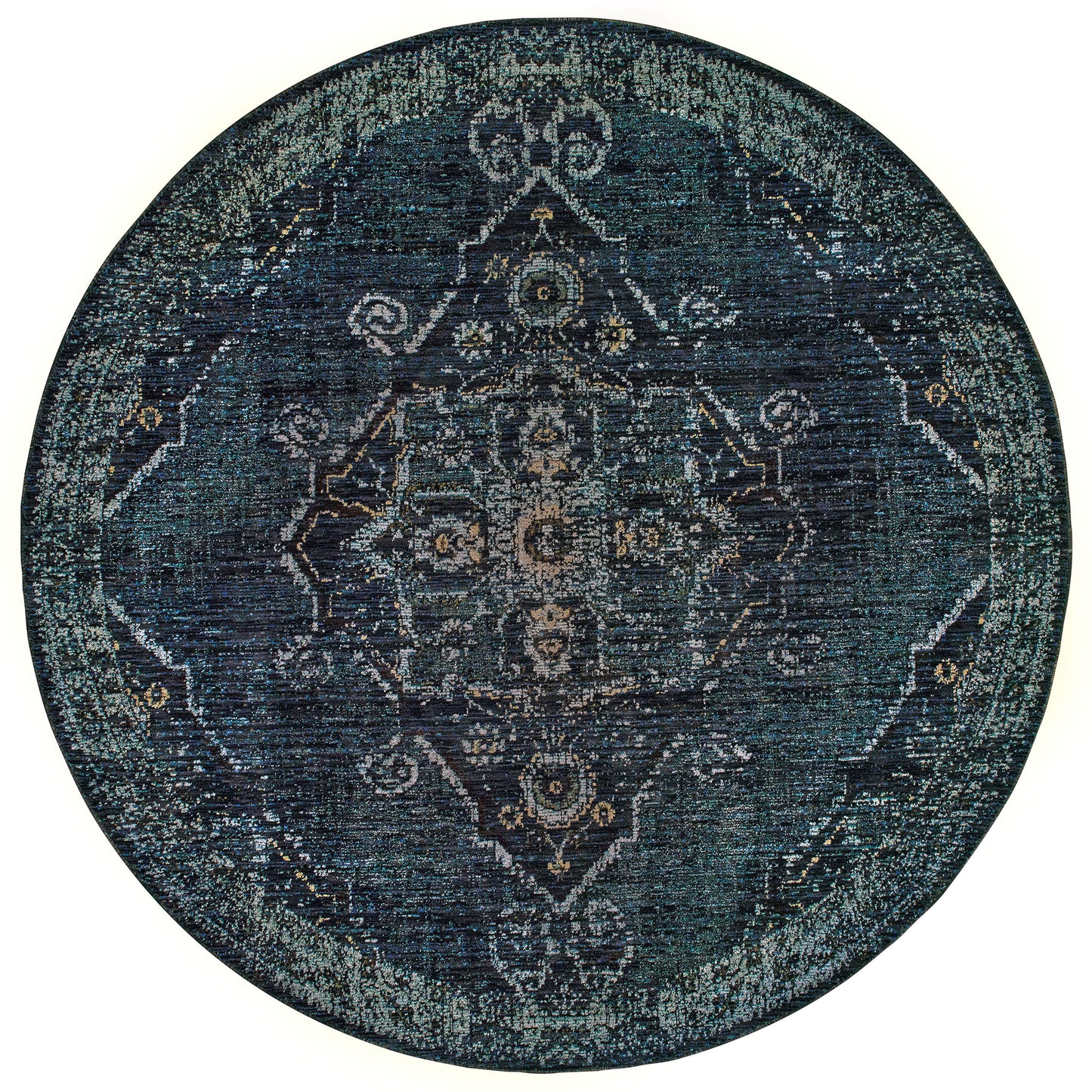 ANDORRA 7135F Blue Rug - ORIENTAL WEAVERS