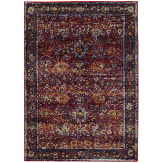 ANDORRA 7153A Red Rug - ORIENTAL WEAVERS