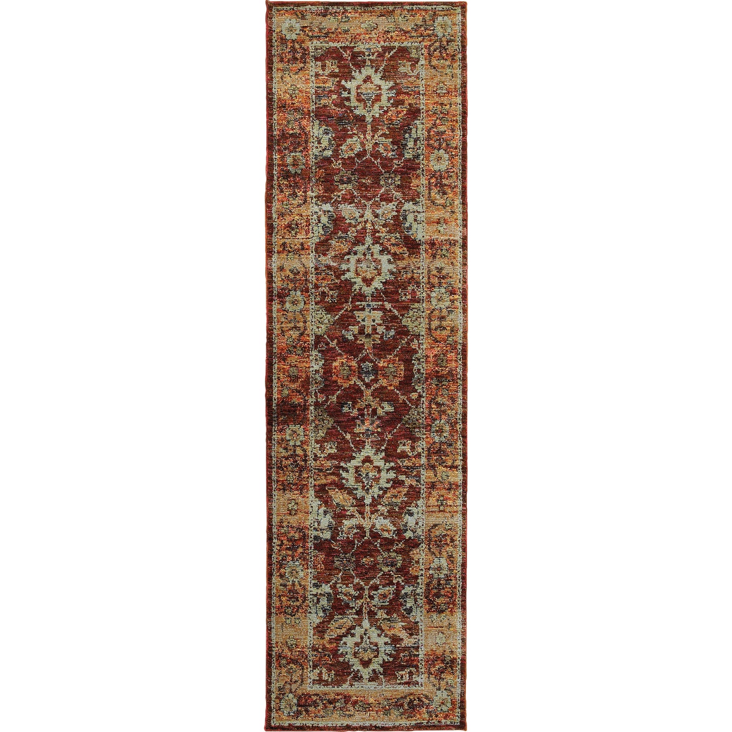 ANDORRA 7154A Red Rug - ORIENTAL WEAVERS