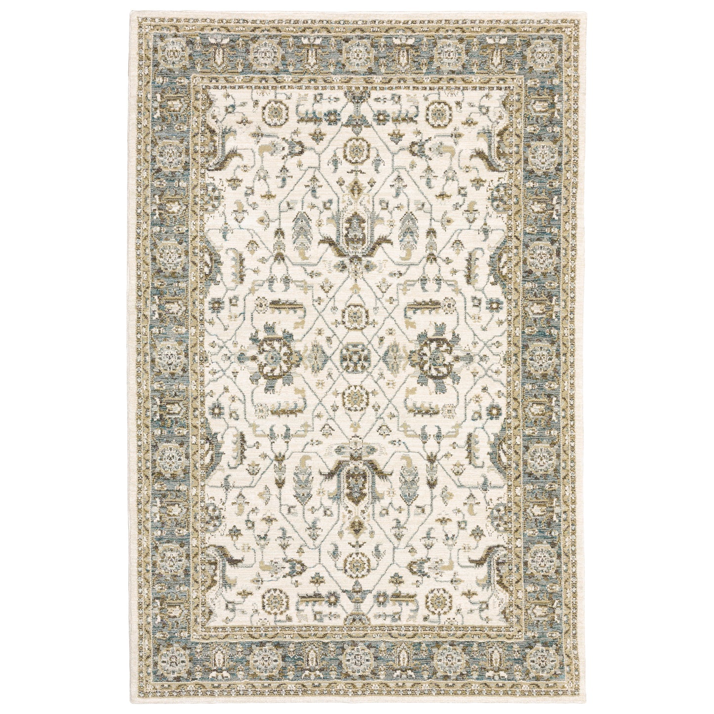 ANDORRA 9537P Ivory Rug - ORIENTAL WEAVERS