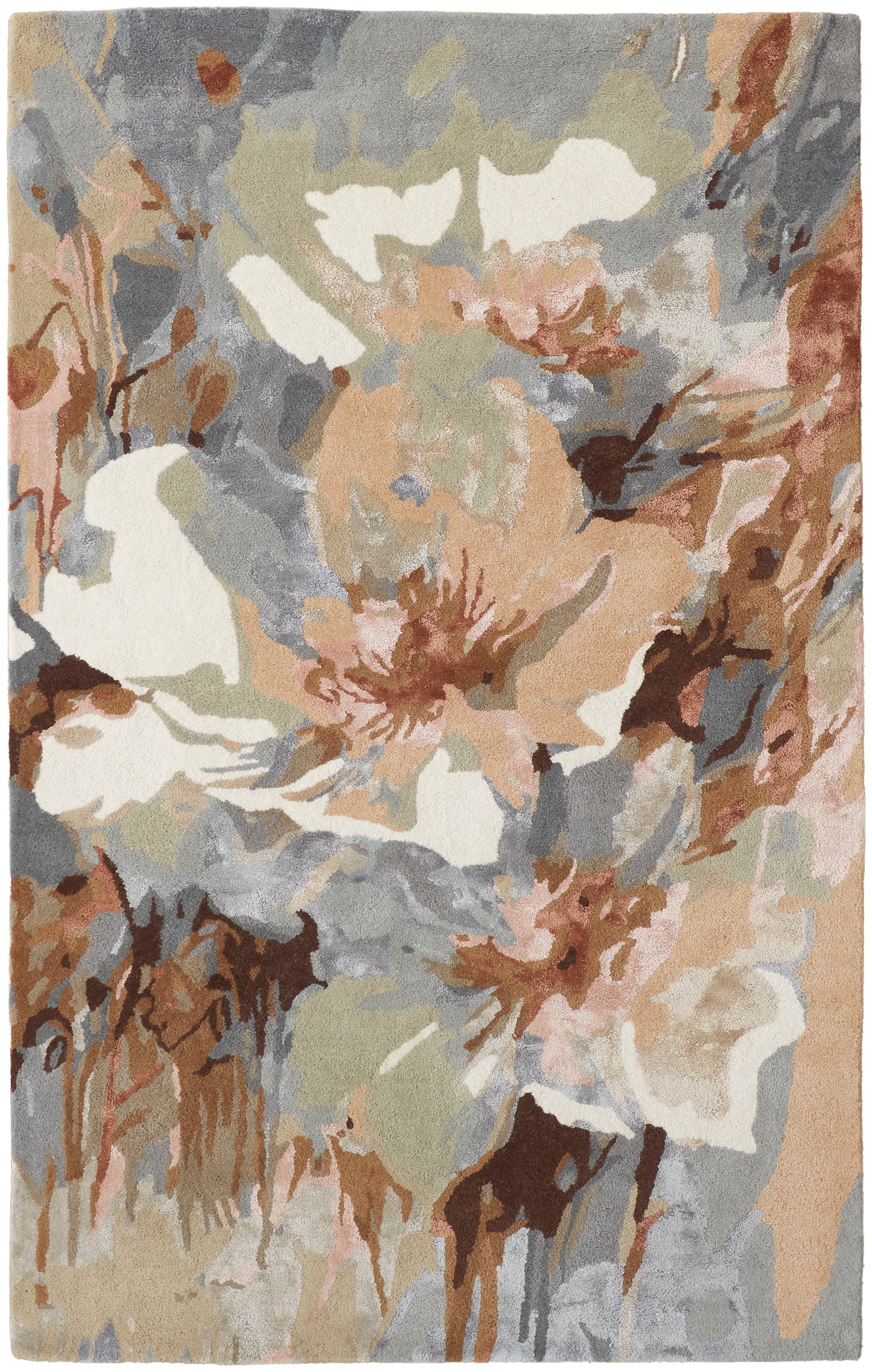 Dafney Transitional/Casual Tan/Gray/Green Accent Rug