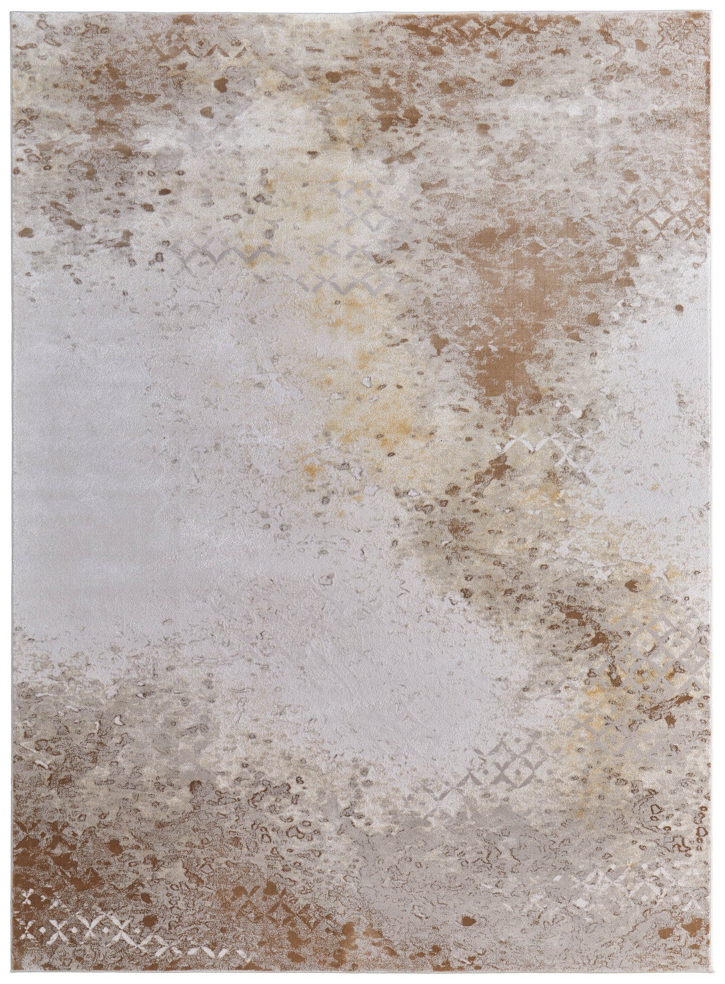 Waldor Modern/Casual/Casual Brown/Tan/Ivory Accent Rug  Feizy Rugs Small Parcel,Feizy Rugs,Waldor,Brown/Tan/Ivory,1'8" x 2'10",Accent Rug,Polypropylene/Polyester,Modern/Casual/Casual,Turkey