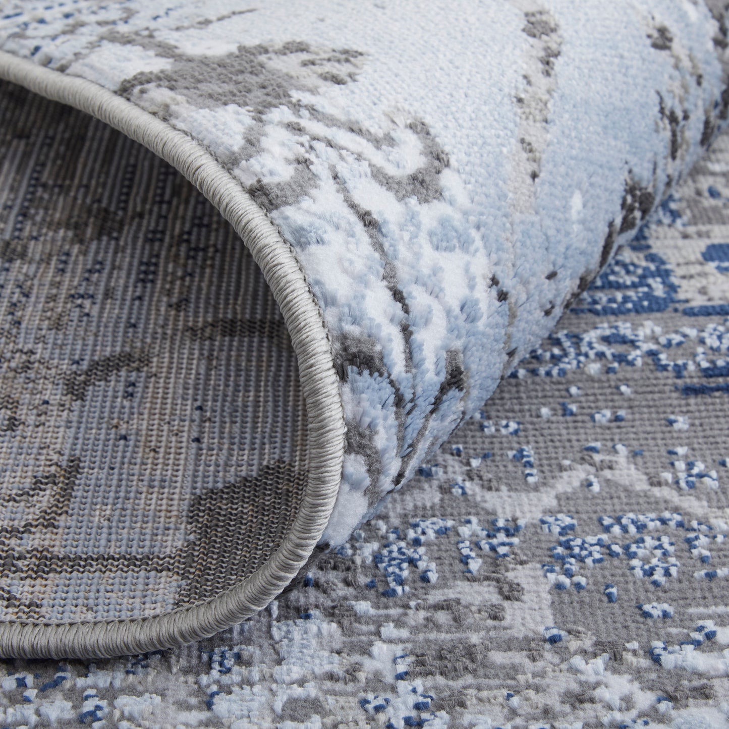 Gaspar Modern/Bohemian & Eclectic/Rustic Blue/Gray/Taupe Accent Rug  Feizy Rugs Small Parcel,Feizy Rugs,Gaspar,Blue/Gray/Taupe,1'8" x 2'10",Accent Rug,Polypropylene/Polyester,Modern/Bohemian & Eclectic/Rustic,Turkey