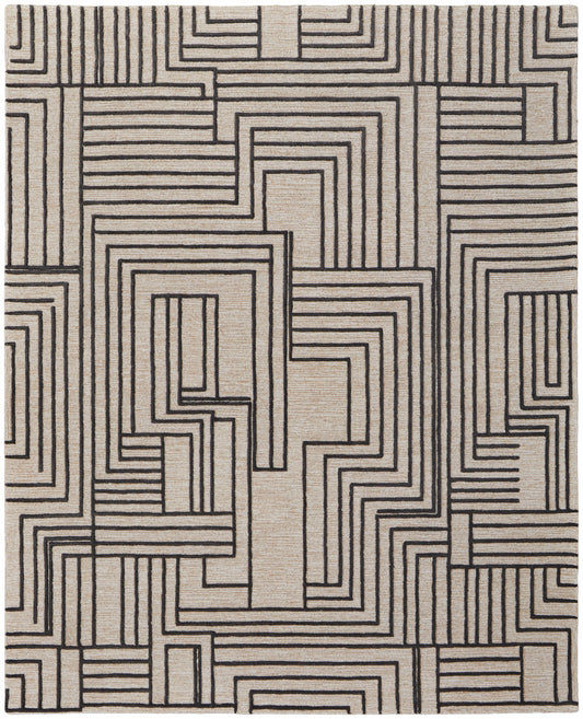 Gansett Modern/Casual Tan/Brown Accent Rug  Feizy Rugs Small Parcel,Feizy Rugs,Gansett,Tan/Brown,2' x 3',Accent Rug,Wool,Modern/Casual,India