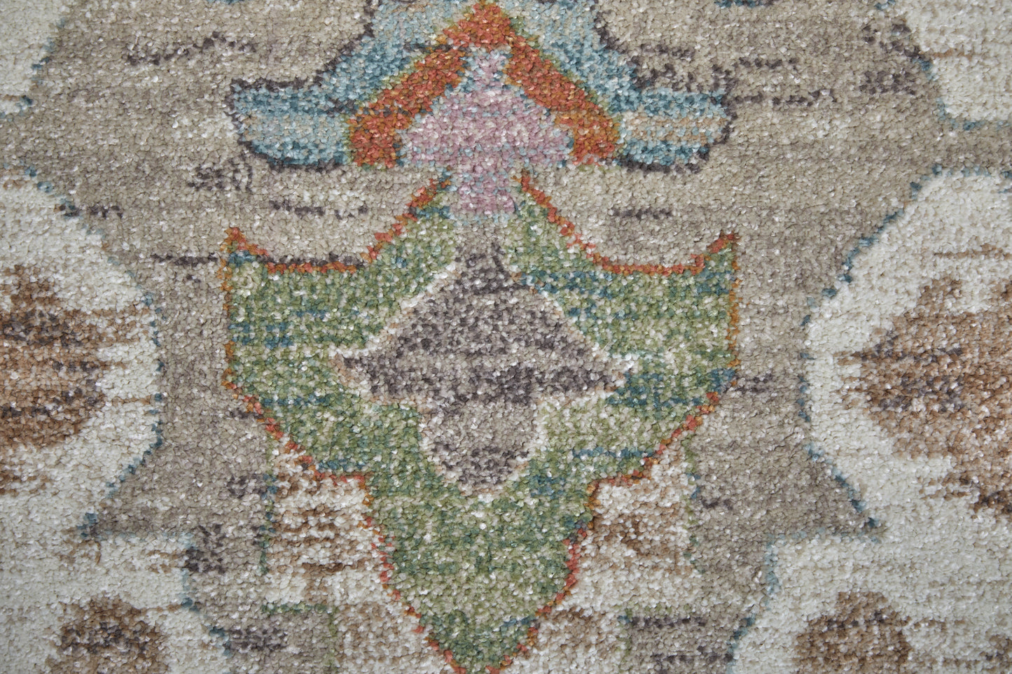 Dartmouth Transitional/Bohemian & Eclectic Tan/Brown/Blue Area Rug