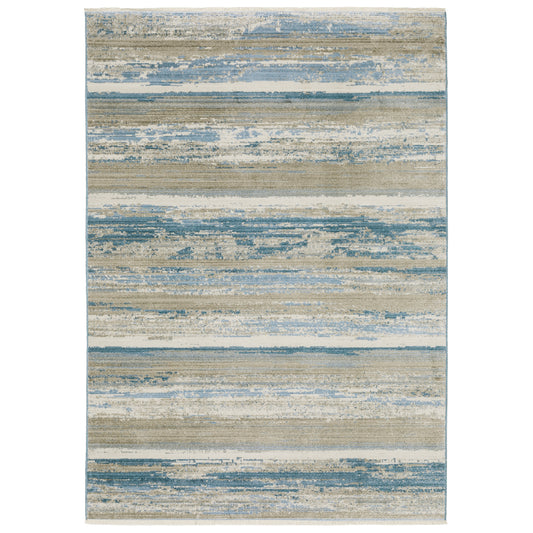 BAUER 042L2 Blue Rug - ORIENTAL WEAVERS