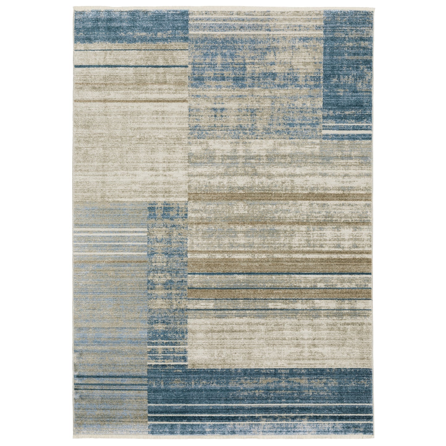 BAUER 090B2 Blue Rug - ORIENTAL WEAVERS