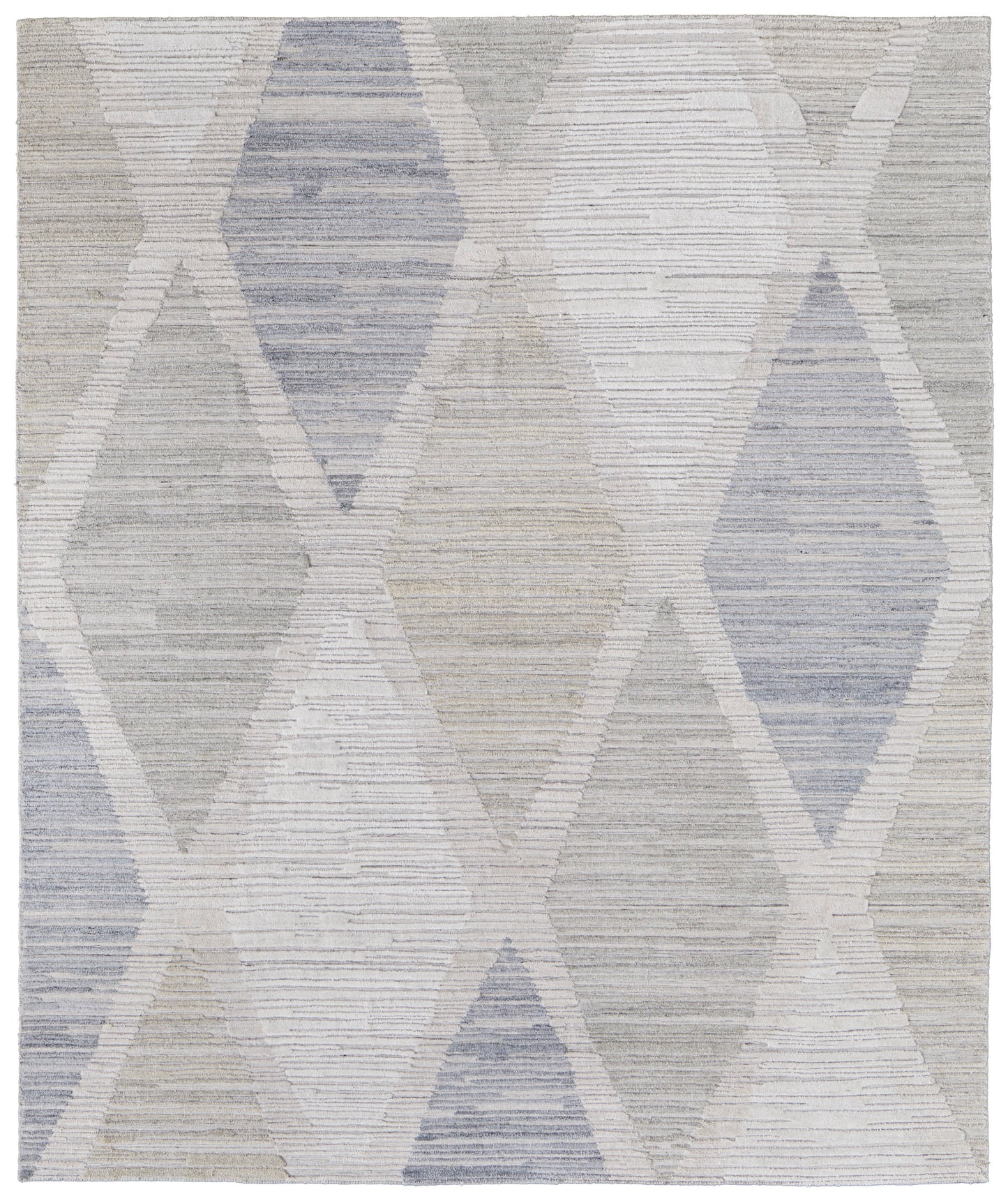 Elias Modern/Casual/Bohemian & Eclectic Ivory/Blue/Brown Accent Rug