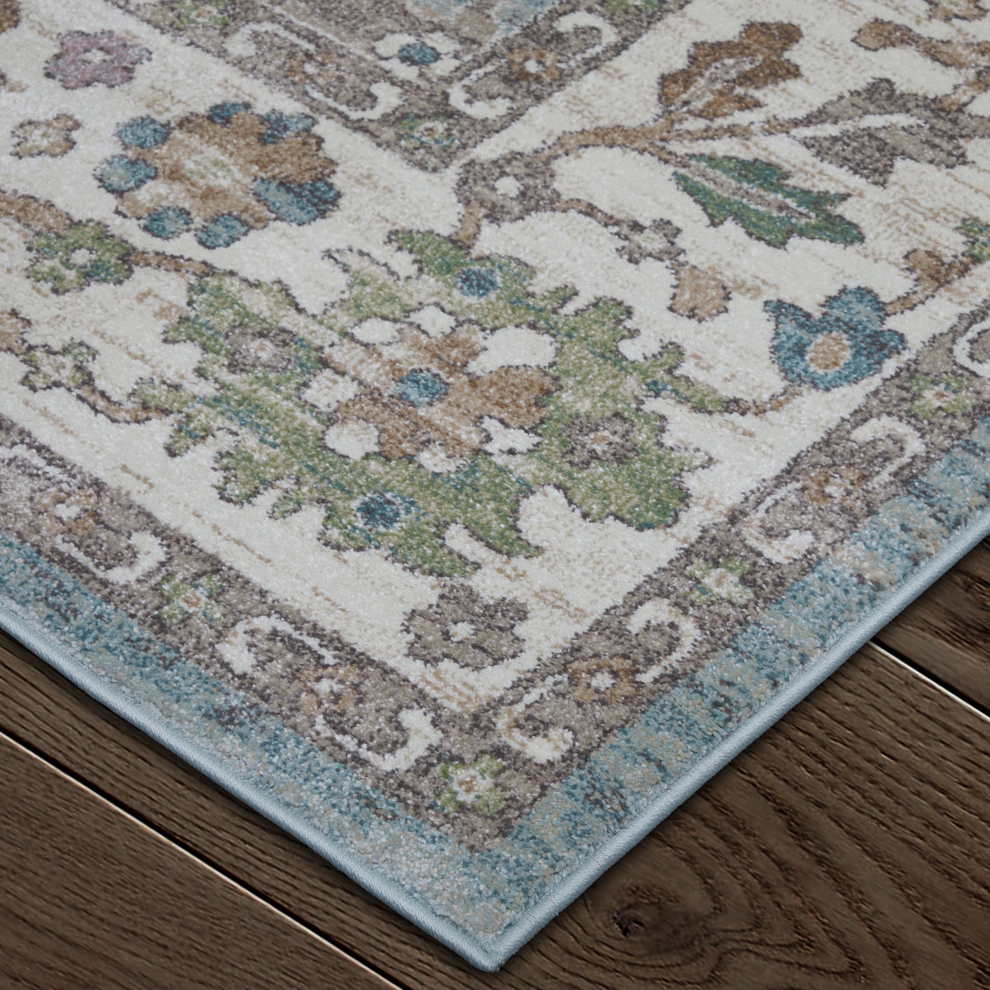 Dartmouth Transitional/Bohemian & Eclectic/Casual Blue/Ivory/Brown Accent Rug  Feizy Rugs Small Parcel,Feizy Rugs,Dartmouth,Blue/Ivory/Brown,1'8" x 2'10",Accent Rug,Polypropylene,Transitional/Bohemian & Eclectic/Casual,Turkey