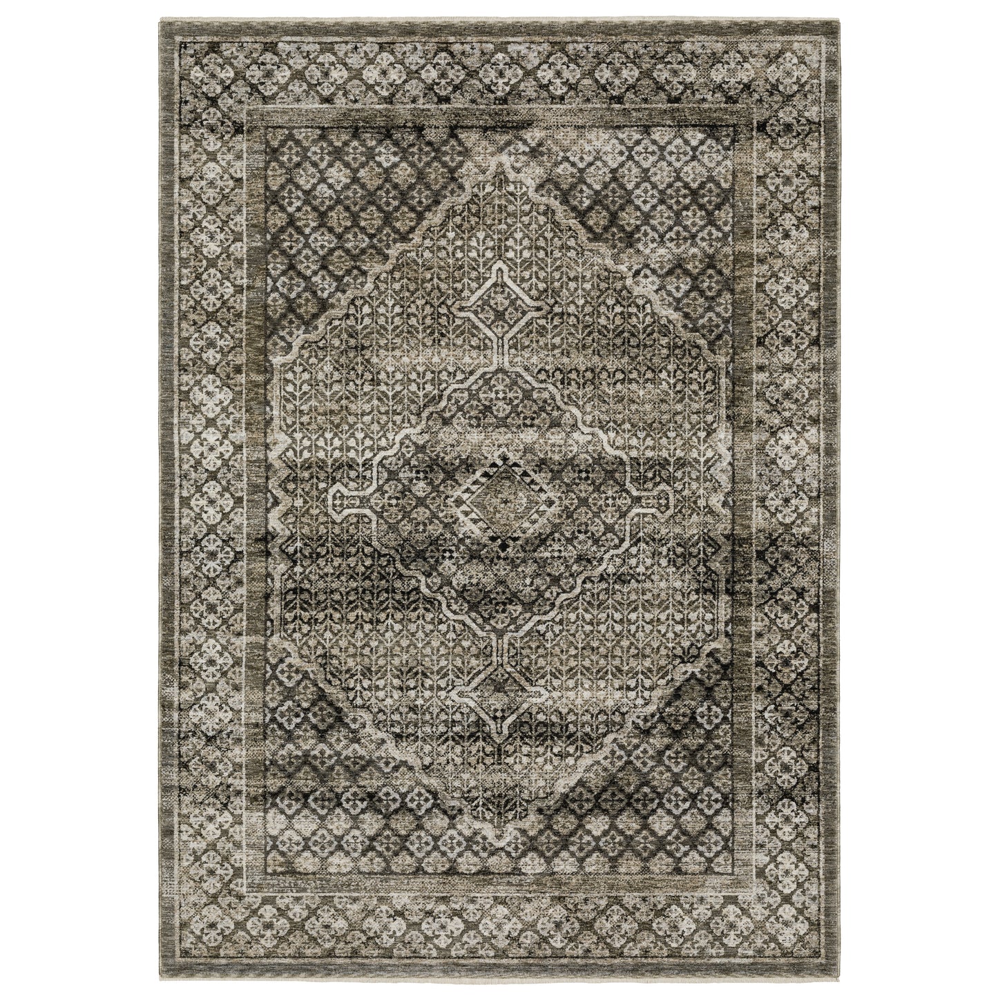 CHAMBERLAIN CH02D Grey Rug - ORIENTAL WEAVERS