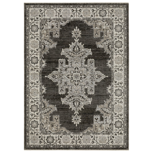 CHAMBERLAIN CH08B Grey Rug - ORIENTAL WEAVERS