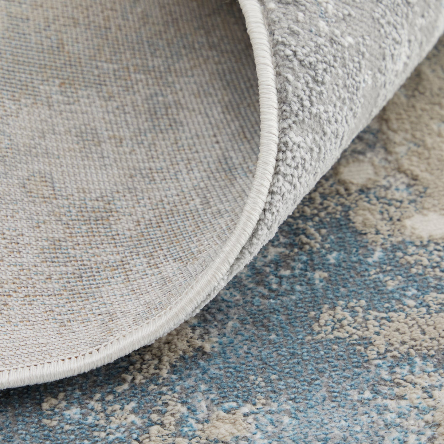 Astra Transitional/Industrial/Casual Blue/Gray Runner  Feizy Rugs Small Parcel,Feizy Rugs,Astra,Blue/Gray,2'10" x 7'10",Runner,Polyester/Polypropylene,Transitional/Industrial/Casual,Turkey