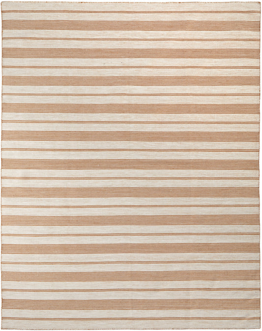 Duprine Transitional/Casual/Nautical & Coastal Ivory/Taupe/Brown Accent Rug