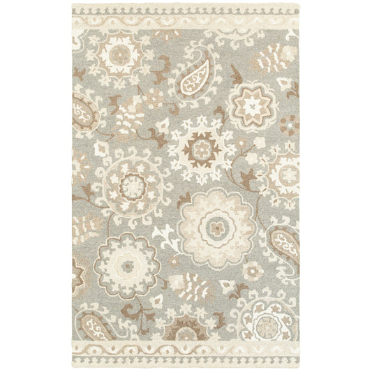 CRAFT 93003 Grey Rug - ORIENTAL WEAVERS