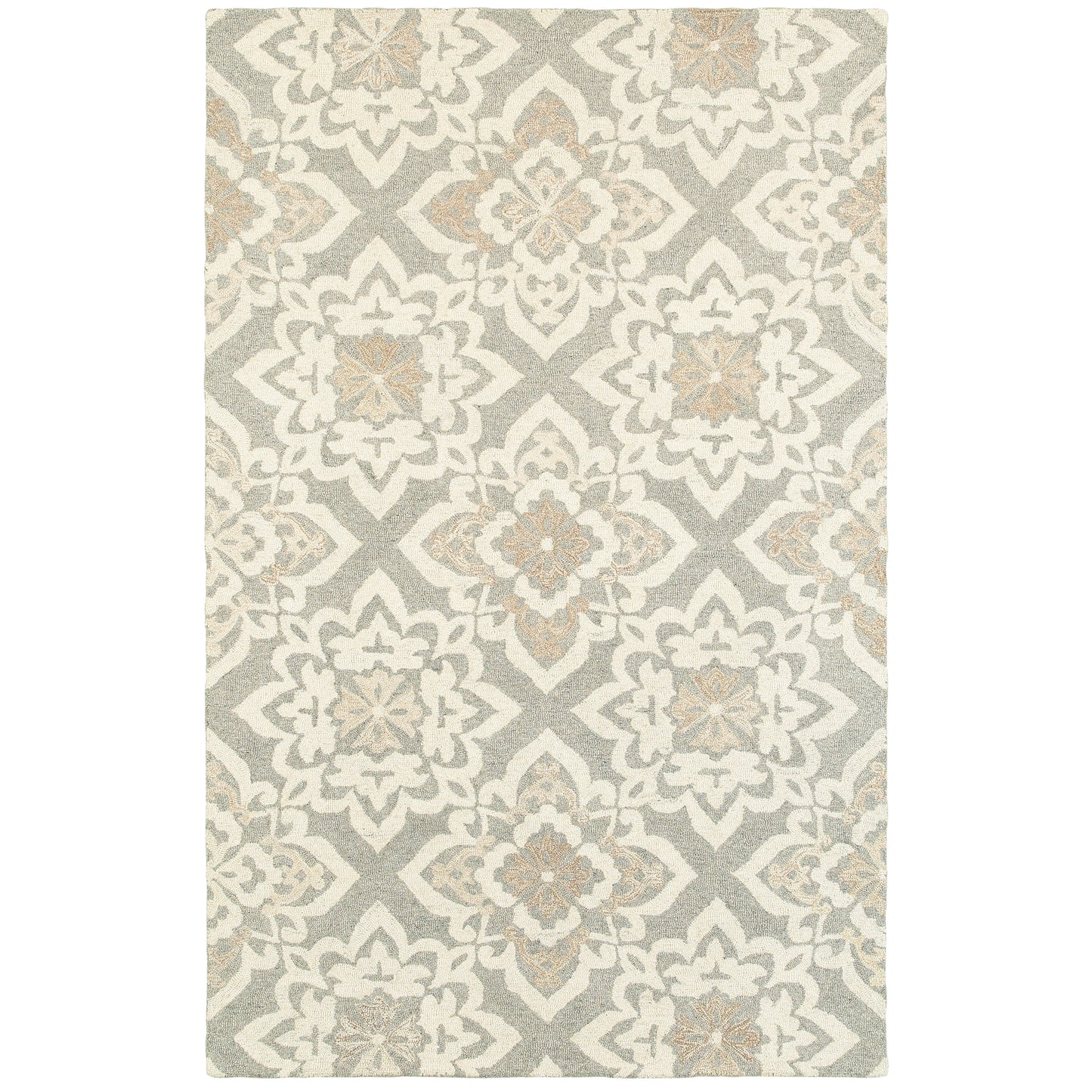 CRAFT 93004 Grey Rug - ORIENTAL WEAVERS