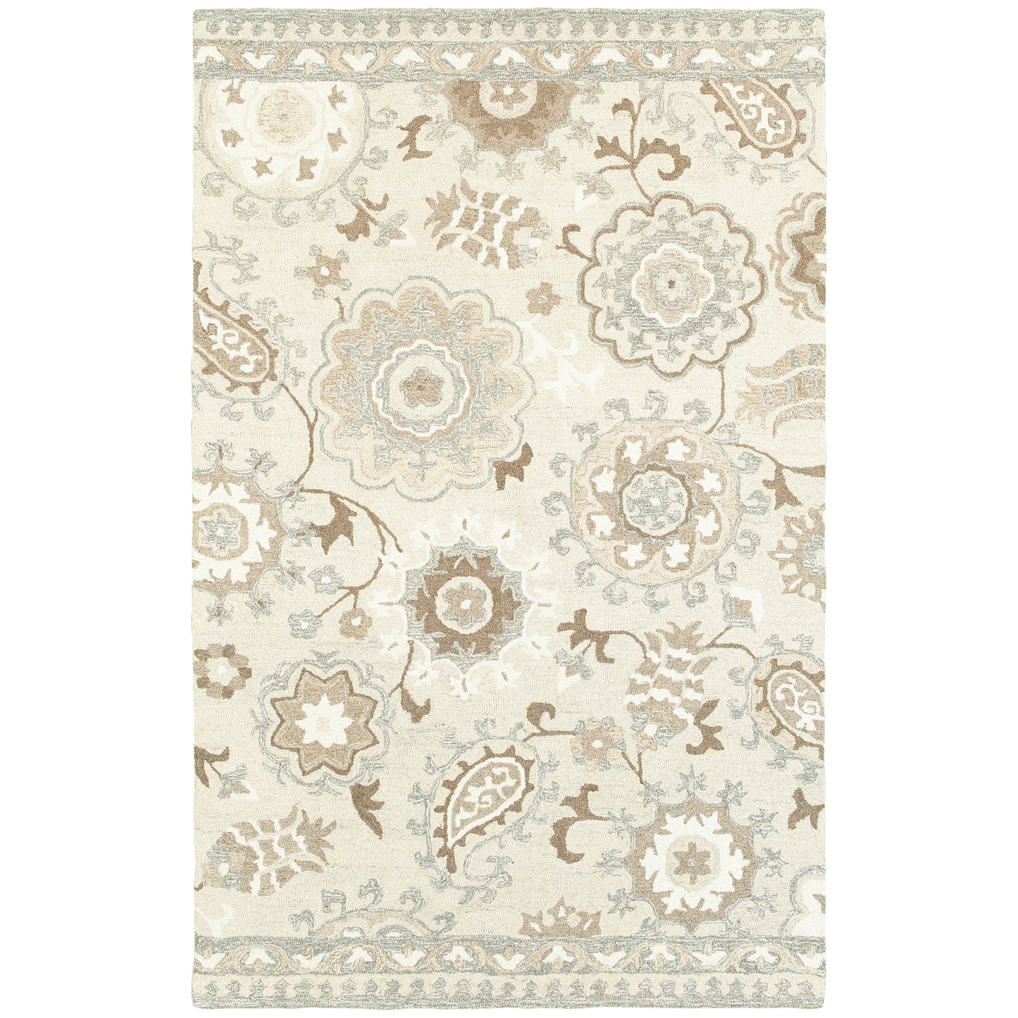 CRAFT 93005 Ivory Rug - ORIENTAL WEAVERS