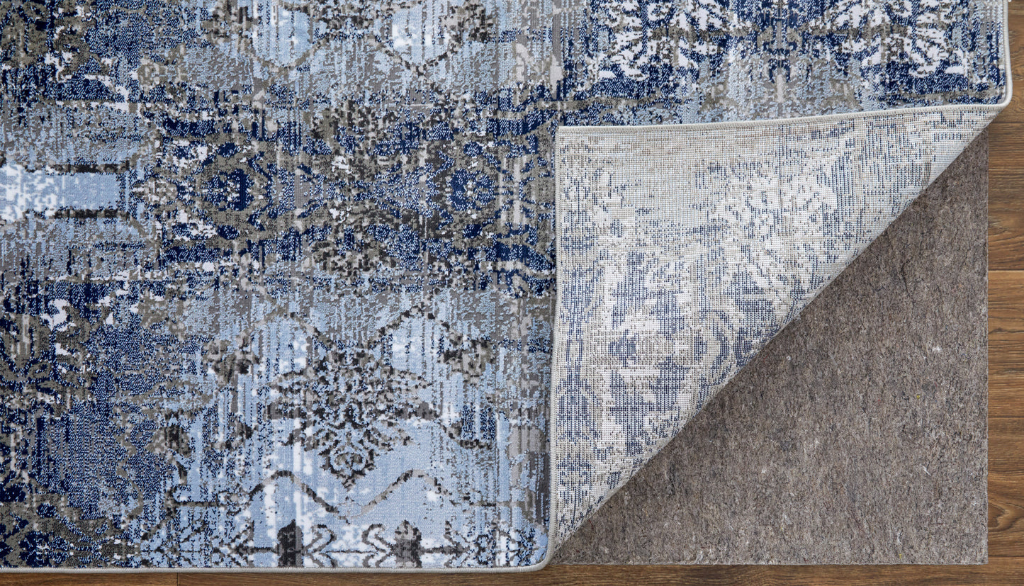 Gaspar Modern/Bohemian & Eclectic/Rustic Blue/Gray/Taupe Area Rug