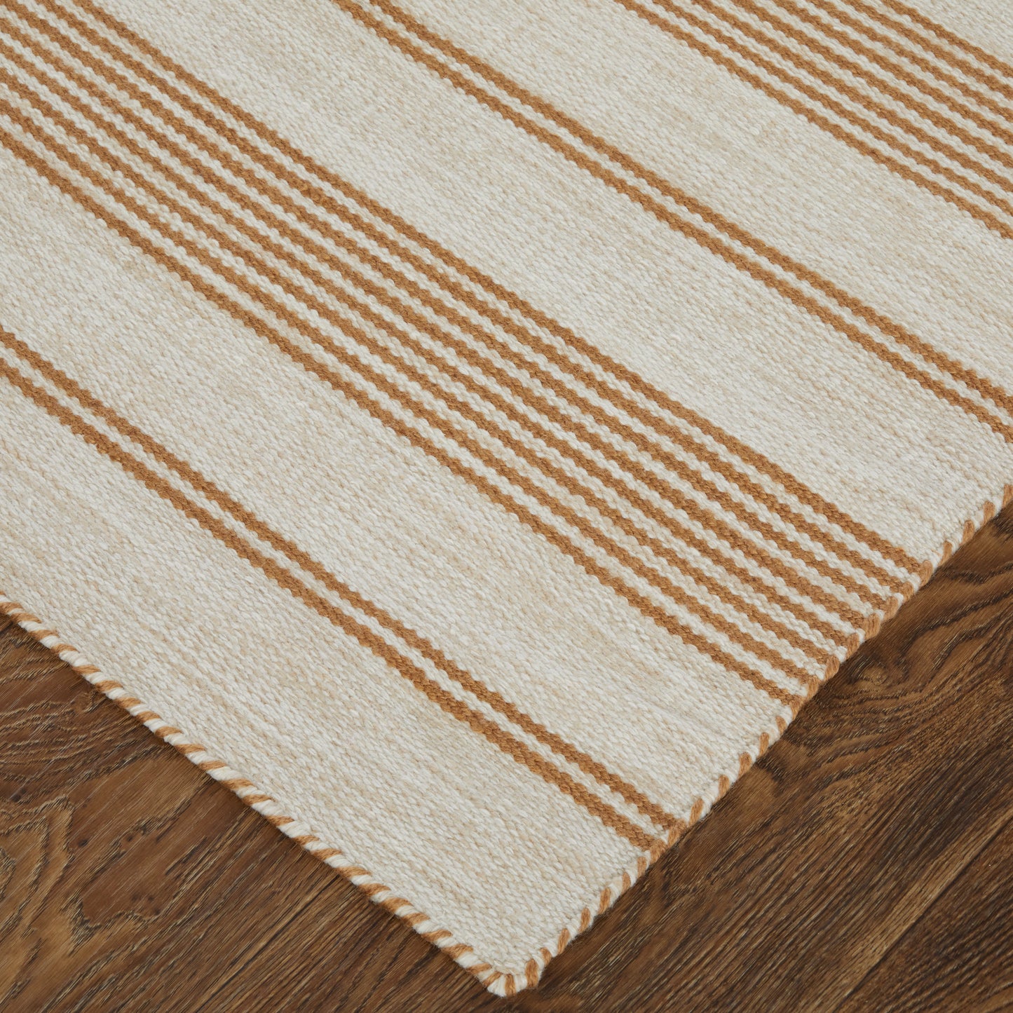 Duprine Transitional/Casual/Nautical & Coastal Ivory/Taupe/Brown Accent Rug