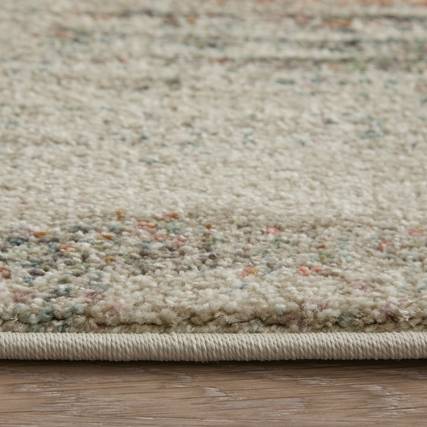 Eden Modern/Industrial Ivory/Gray/Green Area Rug