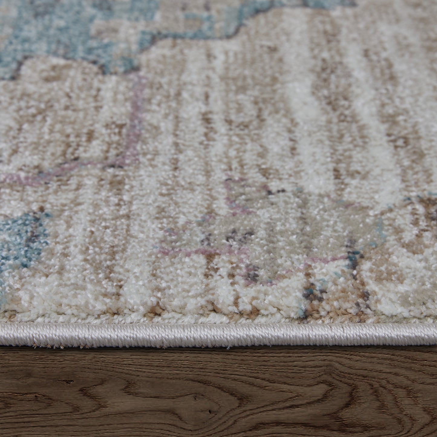 Dartmouth Transitional/Bohemian & Eclectic Tan/Brown/Blue Area Rug