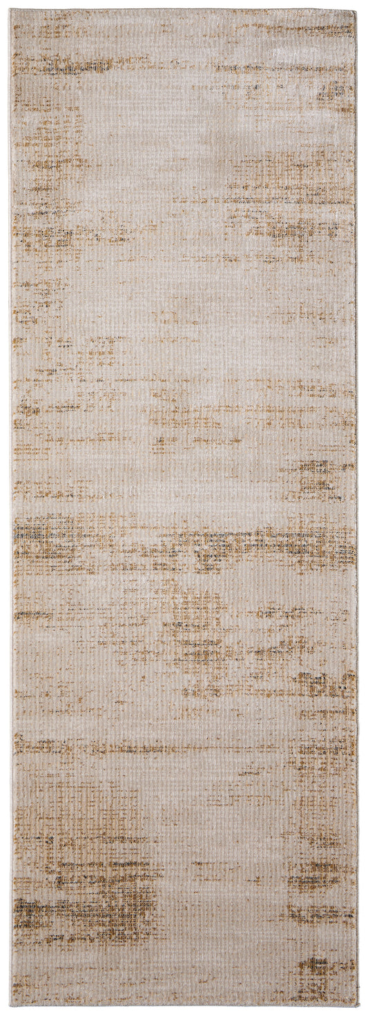 Deja Modern/Casual/Natural Ivory/Brown/Tan Runner  Feizy Rugs Small Parcel,Feizy Rugs,Deja,Ivory/Brown/Tan,2'6" x 7'3",Runner,Polypropylene/Polyester,Modern/Casual/Natural,Turkey