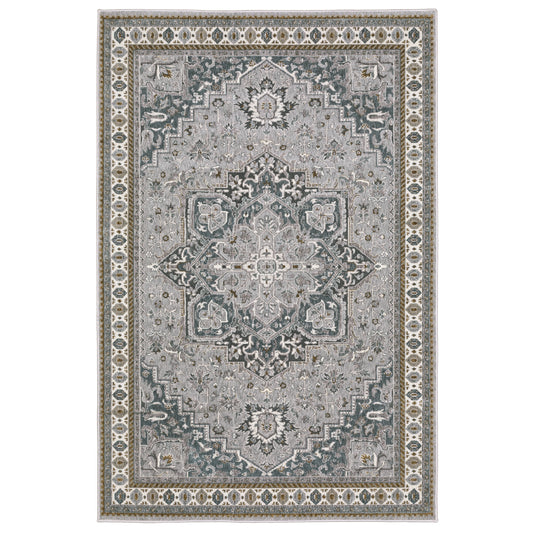 ELLINGTON ELL02 Blue Rug - ORIENTAL WEAVERS