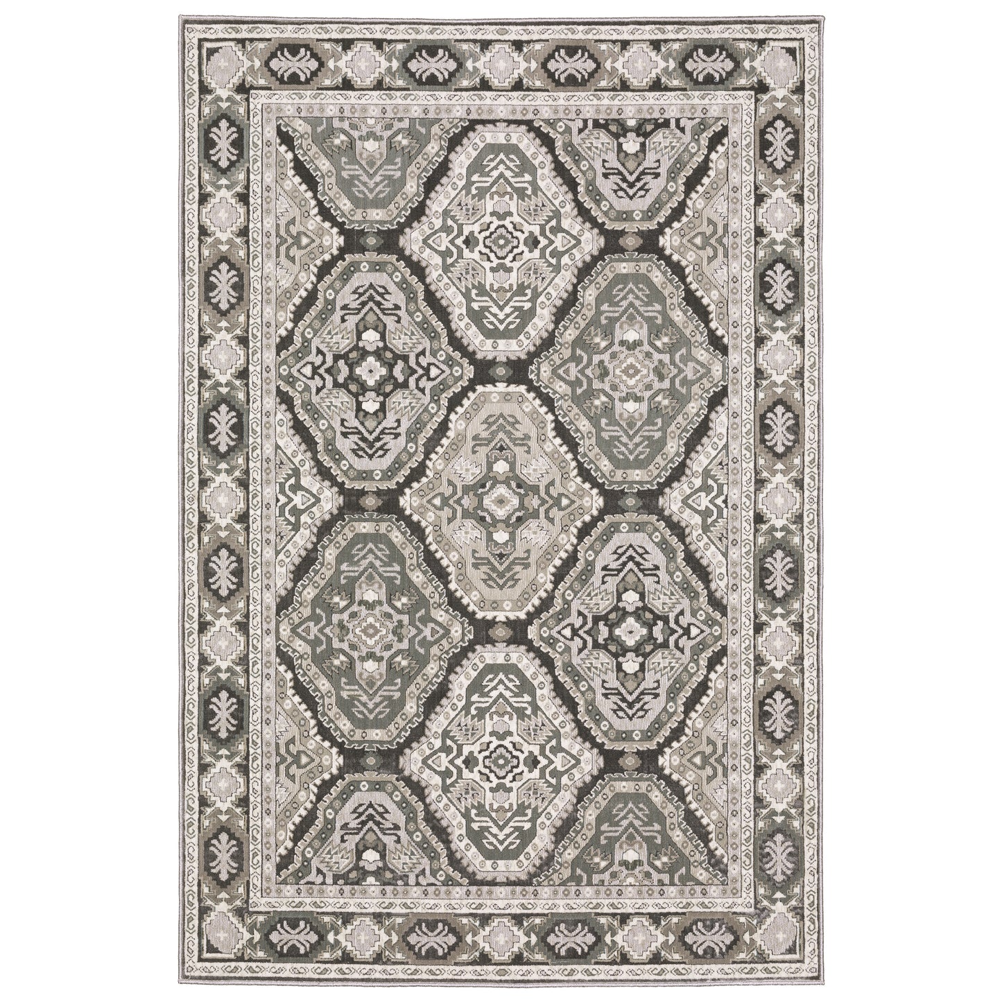 ELLINGTON ELL04 Grey Rug - ORIENTAL WEAVERS