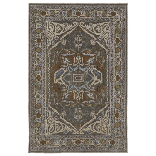 ELLINGTON ELL05 Grey Rug - ORIENTAL WEAVERS