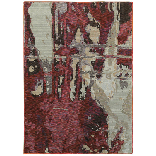 EVOLUTION 8028B Red Rug - ORIENTAL WEAVERS