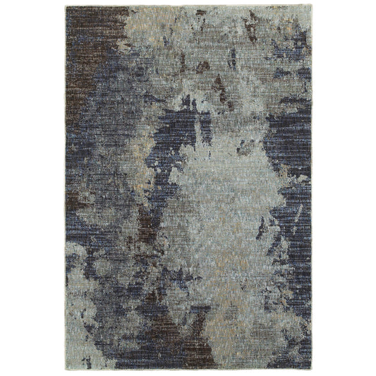 EVOLUTION 8049B Navy Rug - ORIENTAL WEAVERS