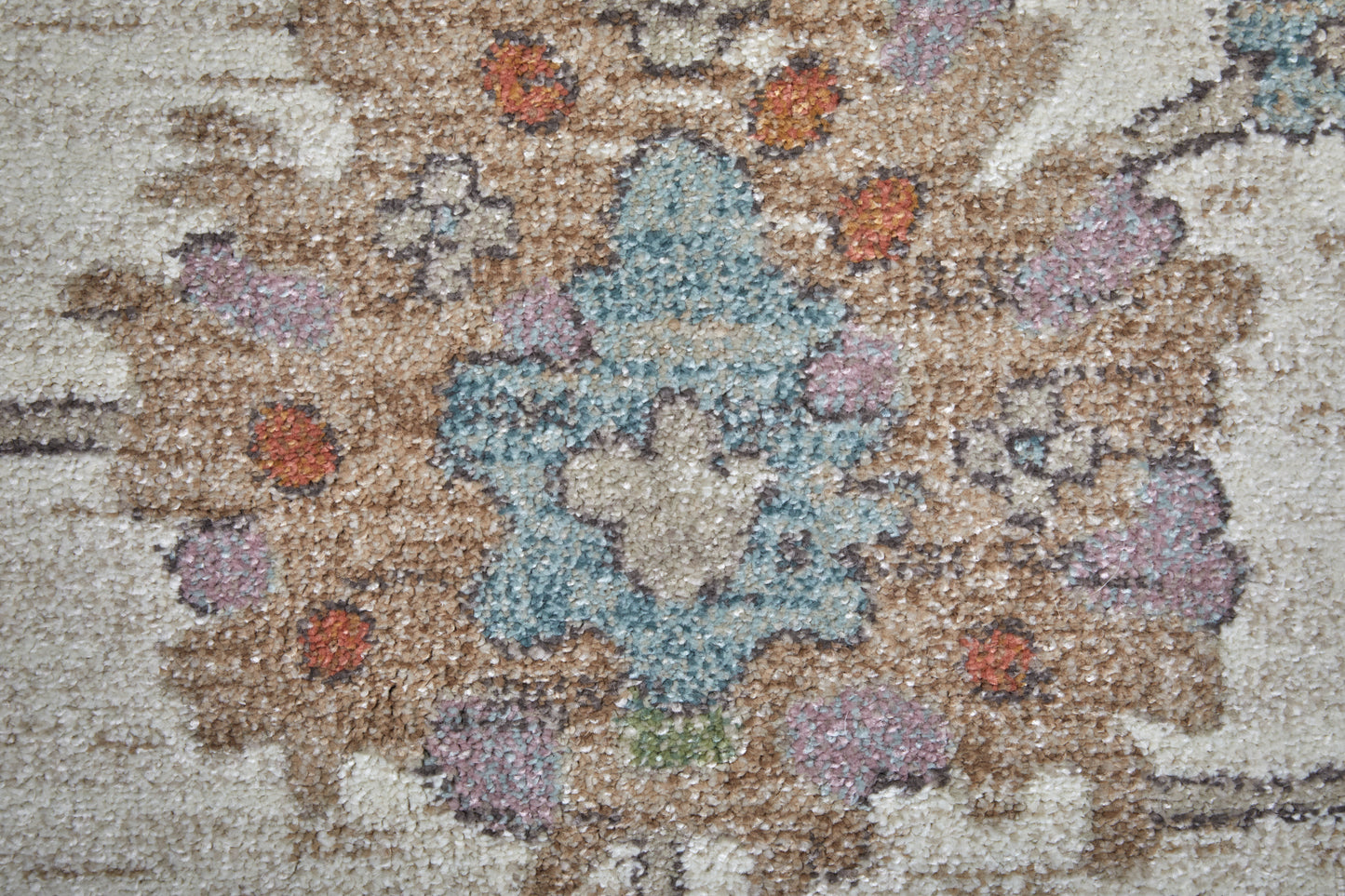 Dartmouth Transitional/Bohemian & Eclectic/Casual Ivory/Brown/Blue Accent Rug  Feizy Rugs Small Parcel,Feizy Rugs,Dartmouth,Ivory/Brown/Blue,1'8" x 2'10",Accent Rug,Polypropylene,Transitional/Bohemian & Eclectic/Casual,Turkey