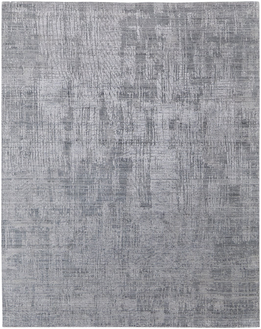 Eastfield Modern/Casual Blue/Silver Accent Rug