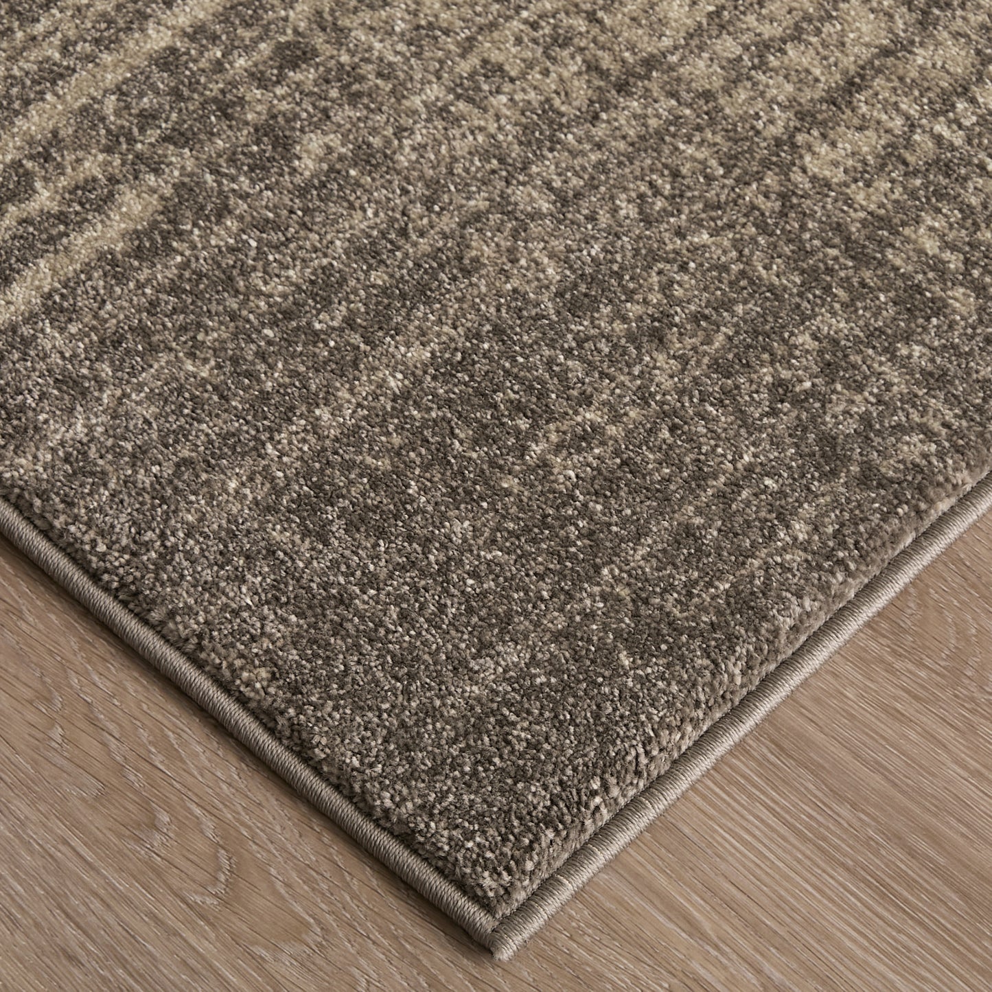 Eden Modern/Industrial Ivory/Taupe/Pink Area Rug