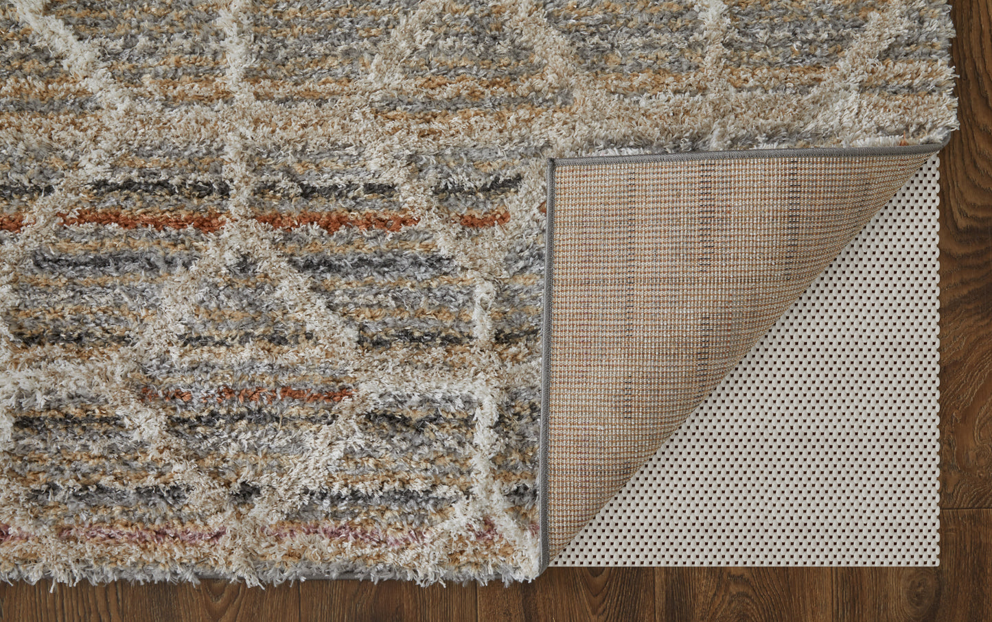 Mynka Transitional/Bohemian & Eclectic/Farmhouse Tan/Taupe/Ivory Runner  Feizy Rugs Small Parcel,Feizy Rugs,Mynka,Tan/Taupe/Ivory,2'6" x 8',Runner,Polyester,Transitional/Bohemian & Eclectic/Farmhouse,Turkey