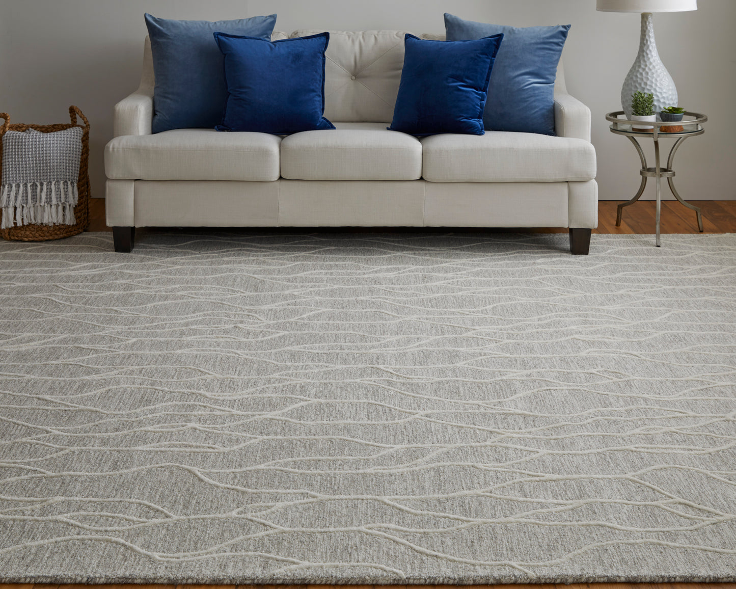 Enzo Transitional/Casual/Natural Taupe/Ivory Runner  Feizy Rugs Small Parcel,Feizy Rugs,Enzo,Taupe/Ivory,2'6" x 8',Runner,Wool,Transitional/Casual/Natural,India