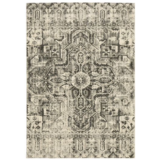 FLORENCE 4333W Charcoal Rug - ORIENTAL WEAVERS