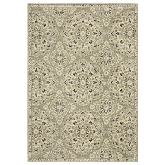 FLORENCE 4334E Green Rug - ORIENTAL WEAVERS