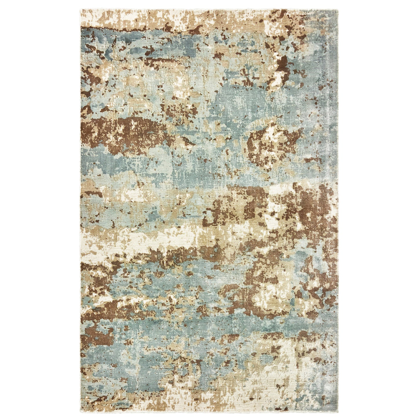 FORMATIONS 70001 Blue Rug - ORIENTAL WEAVERS