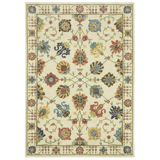 FRANCESCA FR01G Ivory Rug - ORIENTAL WEAVERS