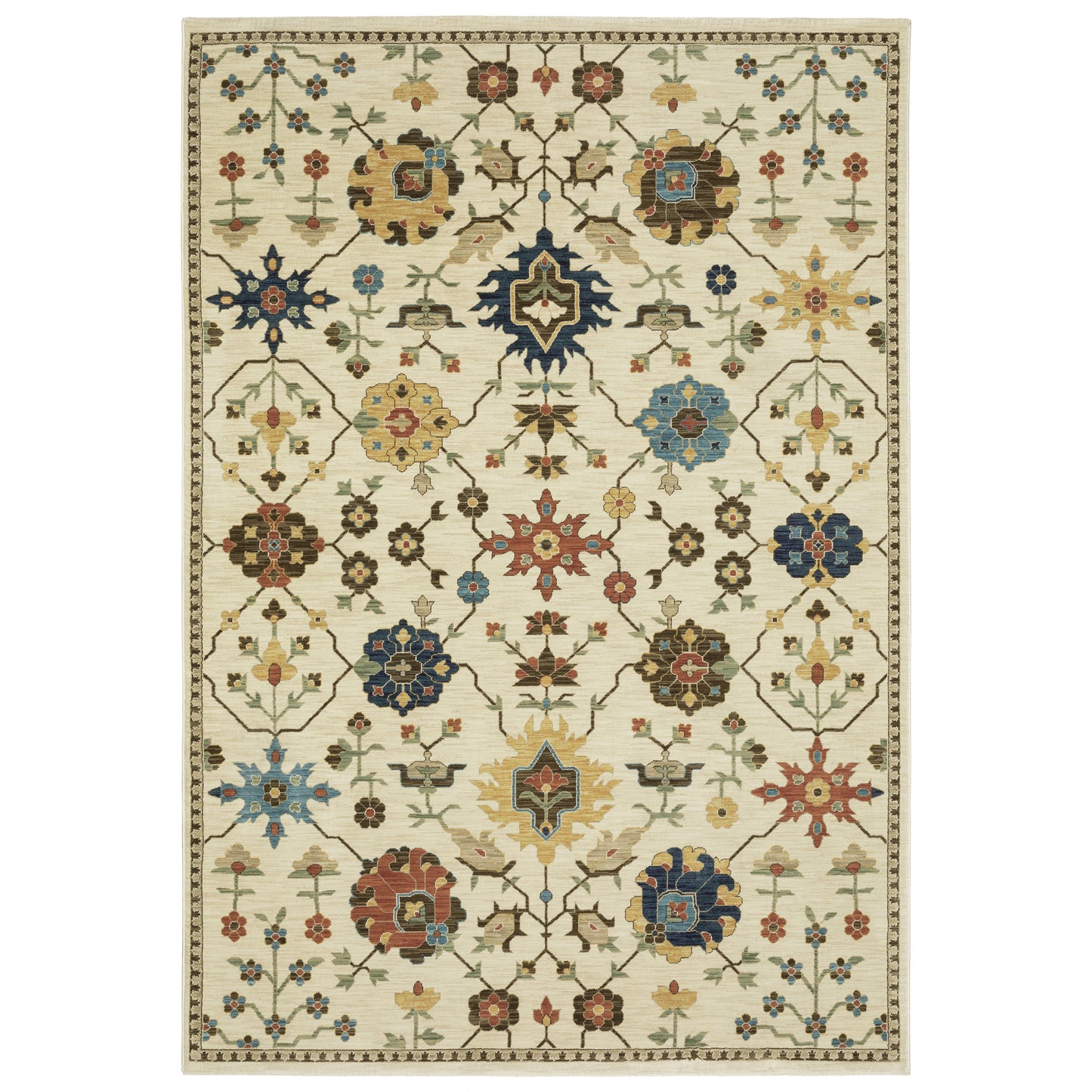 FRANCESCA FR02M Ivory Rug - ORIENTAL WEAVERS