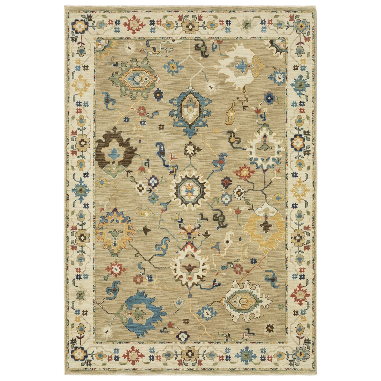 FRANCESCA FR04E Beige Rug - ORIENTAL WEAVERS