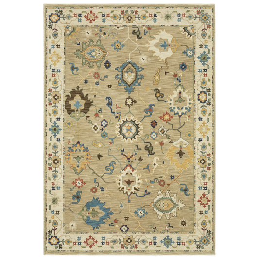 FRANCESCA FR04E Beige Rug - ORIENTAL WEAVERS