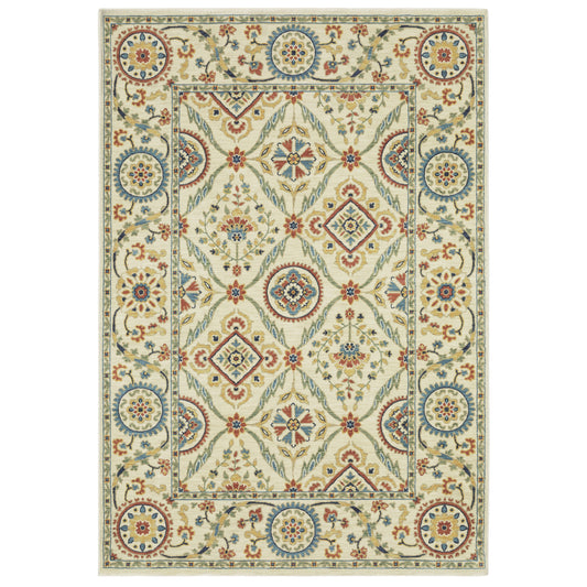 FRANCESCA FR07A Ivory Rug - ORIENTAL WEAVERS